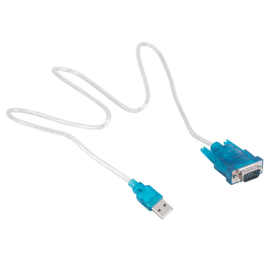 

HL-340 CH340 USB to RS232 COM Port Serial PDA 9 pin DB9 Cable Adapter Male to Male M/M For PC PDA GPS Support Windows 7 8