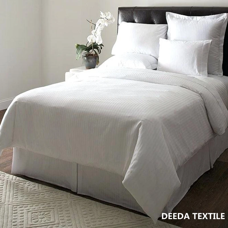 Deeda Factory 80cotton 20poly 0.5cm Stripe Hilton Hotel Bedding Collection Buy Hilton Hotel