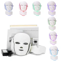 

Wholesale 7 Colors Led Photon Therapy Beauty Facial Mask For Face And Neck Skin Care Anti Wrinkle Whitening Skin Rejuvenation