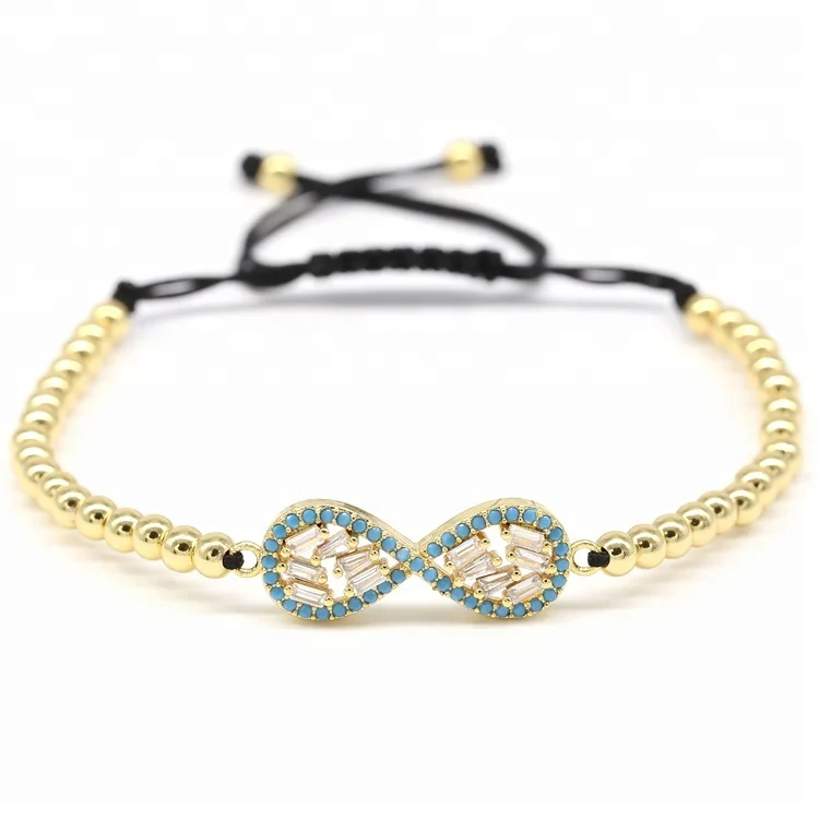

New Arrival Infinity Bracelets Hot Sale Women Bracelet, Gold;rose gold;silver and black