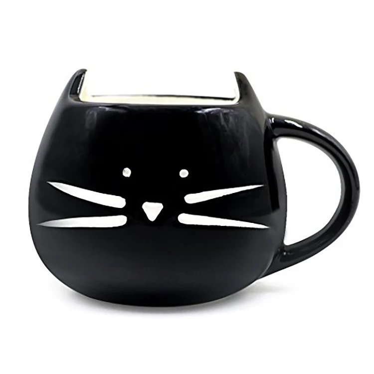 Custom Design Animal Ceramic Cute Coffee Cat Mug