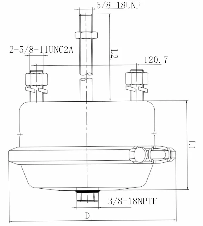 Double Air Brake Chamber T30 For Truck Buy Air Brake Chamber T30,Double Air Brake Chamber