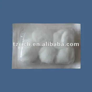 De Algodón Estériles De La Bola (absorbente) - Buy Bola De Algodón,Bola