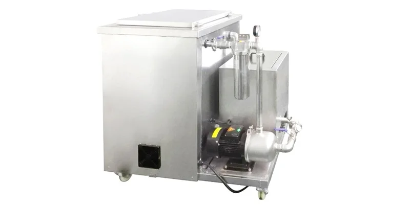 264L industrial ultrasonic cleaner with filtration system for cleaning cylinder block on automobile