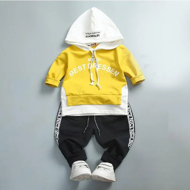 

children outfit movement two-piece outfit boy baby clothes, Dark grey