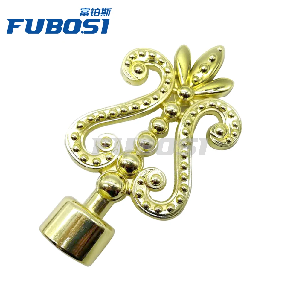 New Design Golden Curtain Finials/ Golden Finials For Curtain Rod Buy
