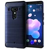 Newest flexible TPU carbon fiber brushed 360 degree full protection shock proof cell phone back cover case for HTC Exodus 1