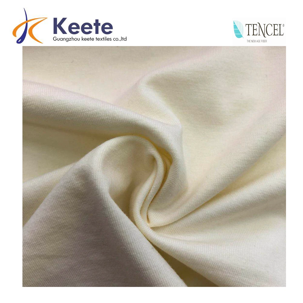 Soft Garment Textile 180gsm Plain Dyed Modal Polyester Knitting Jersey ...