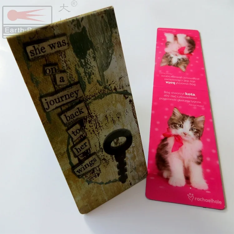 
Hot sale custom various styles souvenir bookmark magnet 