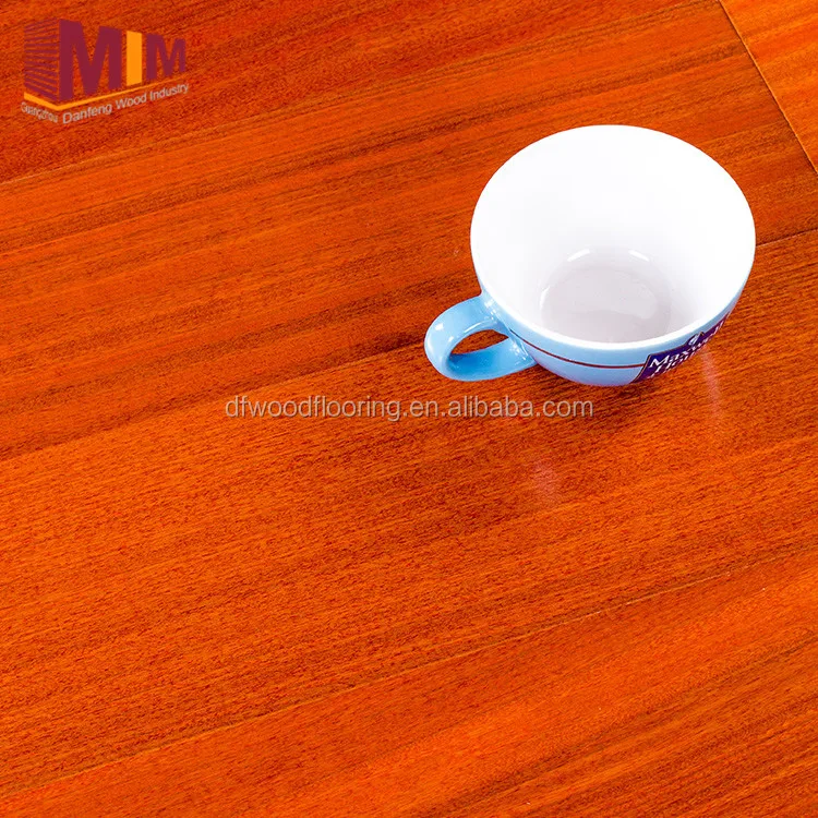 Uv Coating Finished African Mahogany Multilayer Engineered Wood
