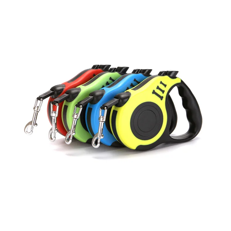 

Hot Sale Dog Outdoor Training Nylon Automatic Retractable Dog Leash, As photo