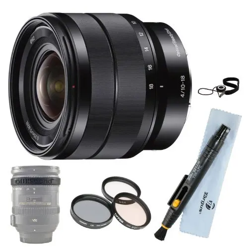 Sony SEL1018 10-18mm Wide Angle Zoom Lens Bundle