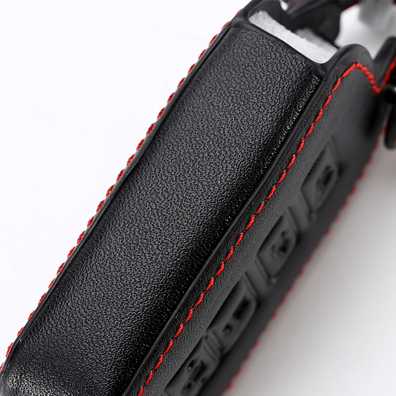 Leather Car Key Case For Toyota Highlander Rav4 Camry Avalon Corolla 4