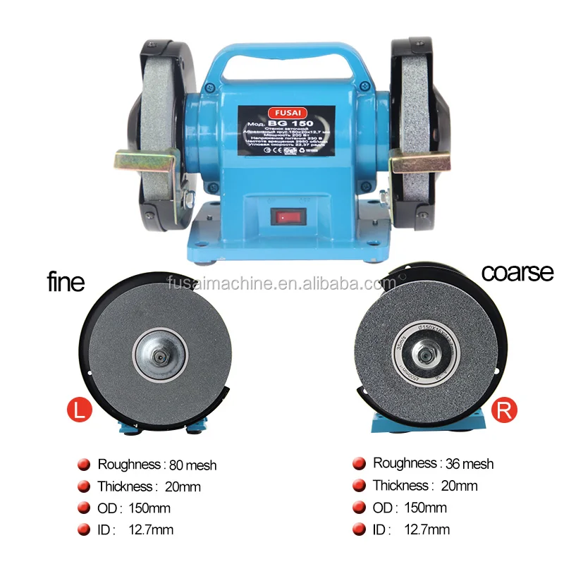 Portable machine grinding bench grinder