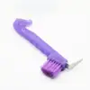 Colorful Horse Head Shaped Horse Hoof Pick With Cleaning Brush