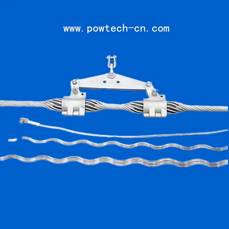 Hot Selling Preformed Double Suspension Clamp For Opgw Cable Long Span