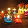 DIY Decorative Gel Jelly Scented Modern Design white Glass Scented Candle Birthday and Christmas Color Jelly Glass Candle Ho