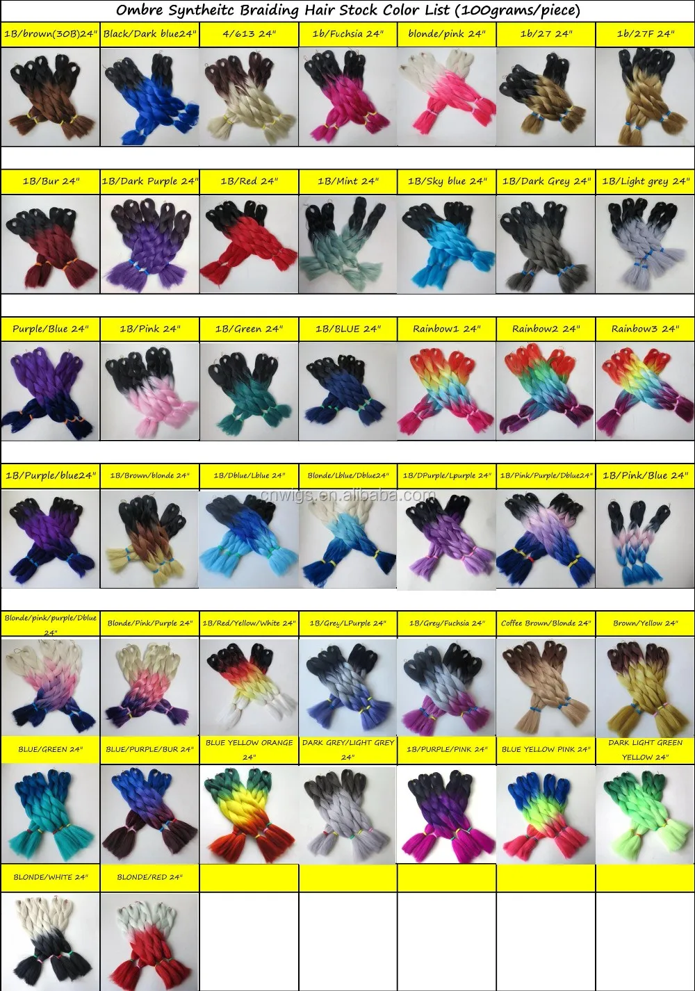 Stock colors ombre braiding hair.jpg