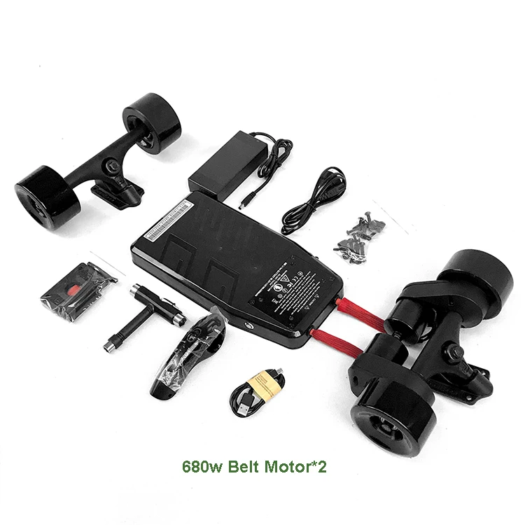 

Dual Motors remote control DIY electric skateboard kit, Customized