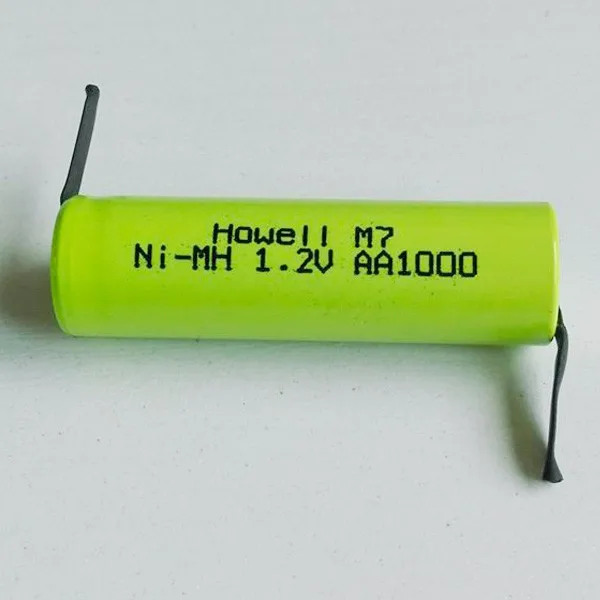 Ce And Rohs Certified Ni Mh Aa 1000mah 1.2v Rechargeable Battery Cell ...