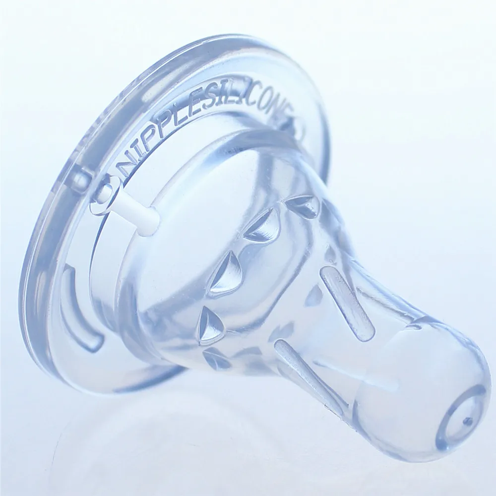 

BPA free Best quality bpa free silicone baby nipple teether, Transparent