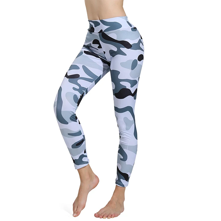 

2019 Custom Sportswear Compression Tights Camouflage Sport Leggings Stretch Yoga Women Pants, N/a
