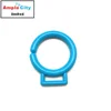 blue roundplastic ring chain link split ring plastic ring binder plastic snap sing