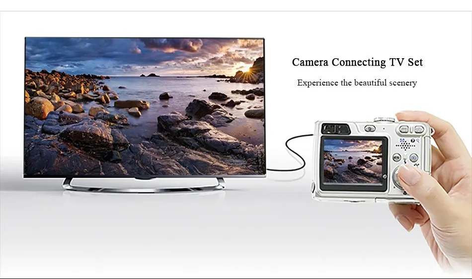Mini HDMI to HDMI Cable compatible with HDMI (Ultra HD, 4K, 3D, Full HD, 1080p, HDR, ARC, Highspeed with Ethernet) - ANKUX.COM