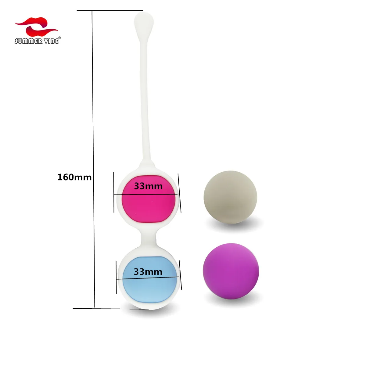 Medical Grade Ben Wa Ball Kegel Ball For Vagina Exercise Train Vagina