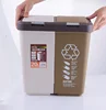 environmental plastic trash bin with classification bins with recycle function