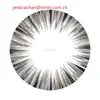 Korean OEM soft color contact lens black color in stock with special patterns
