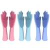 dongguan magic silicone car wash cleaning work glove in black pink blue or custom color
