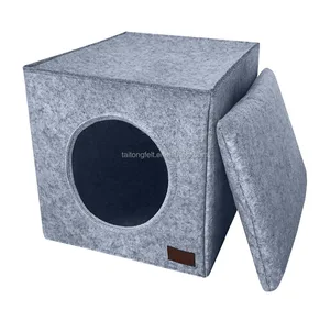 Portable Felt Cat House