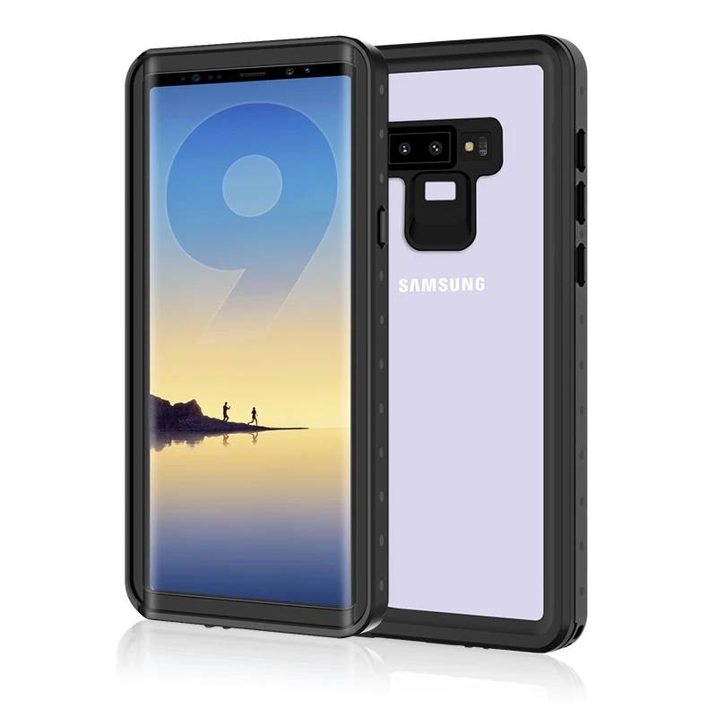 

360 Full sealed Transparent Clear Case for Samsung Galaxy Note 9 , IPX8 Waterproof phone case for samsung Note 9