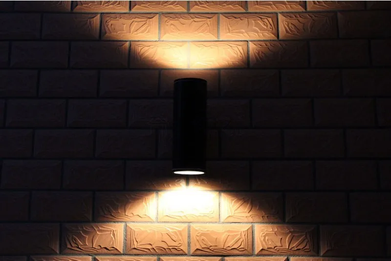 Up Down 2x5w Column Wall Lights,Column Outdoor Led Wall Lights Ip65 ...