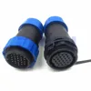 SD28TP-ZM 24 Pin Pair Waterproof Aviation Cable Connector W Socket IP68
