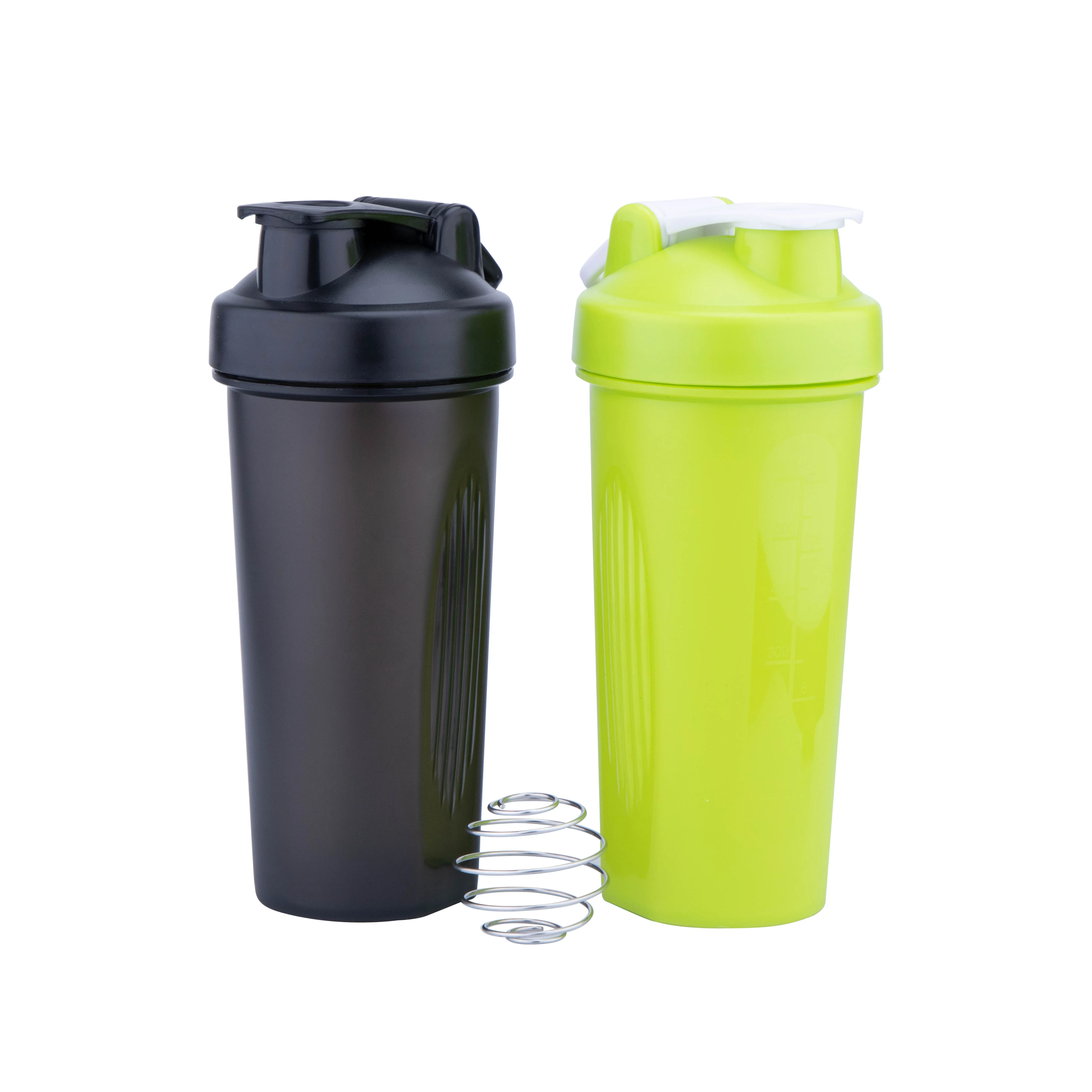 

New Classic Eco Friendly Custom Logo Plastic Shaker Water Bottles Gym Protein Shakers Cup With Ball, Customized color