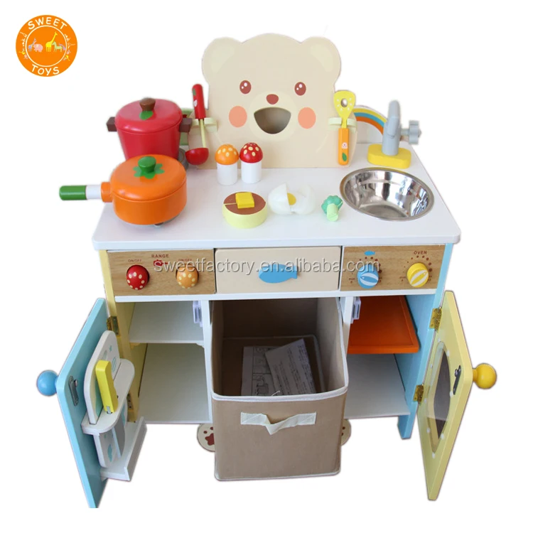 wooden toy kitchens for toddlers