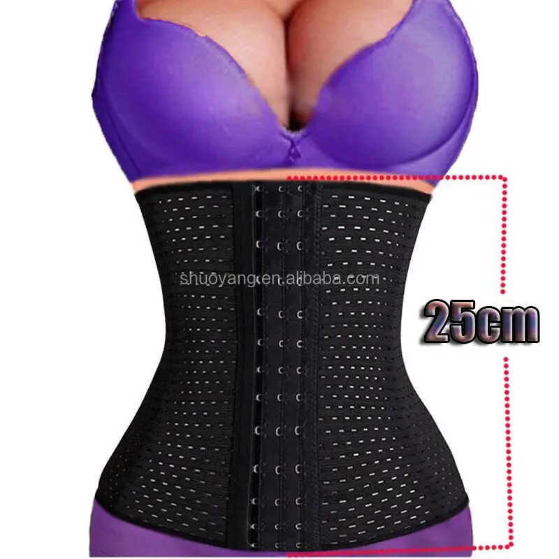 

Top sale plus size XXXXXXL High quality polyester waist trainer corsets for bodysuit, Black;skin