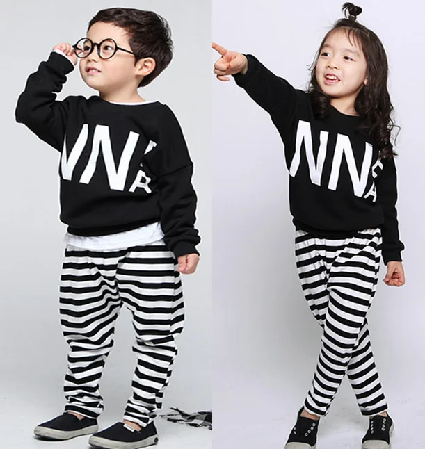 

China Manufacturer Child Clothes New Style Printed Clothing Sets For Kids