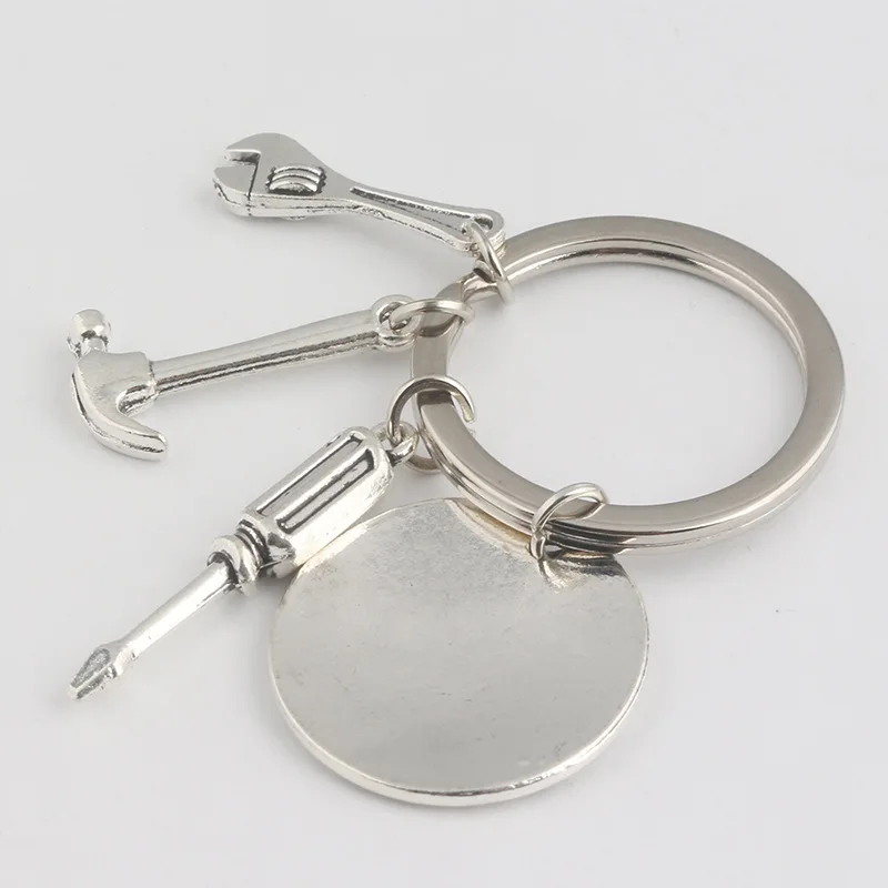 Promotional gifts Metal Custom Hand Tool Keychain For Father's Day Gift