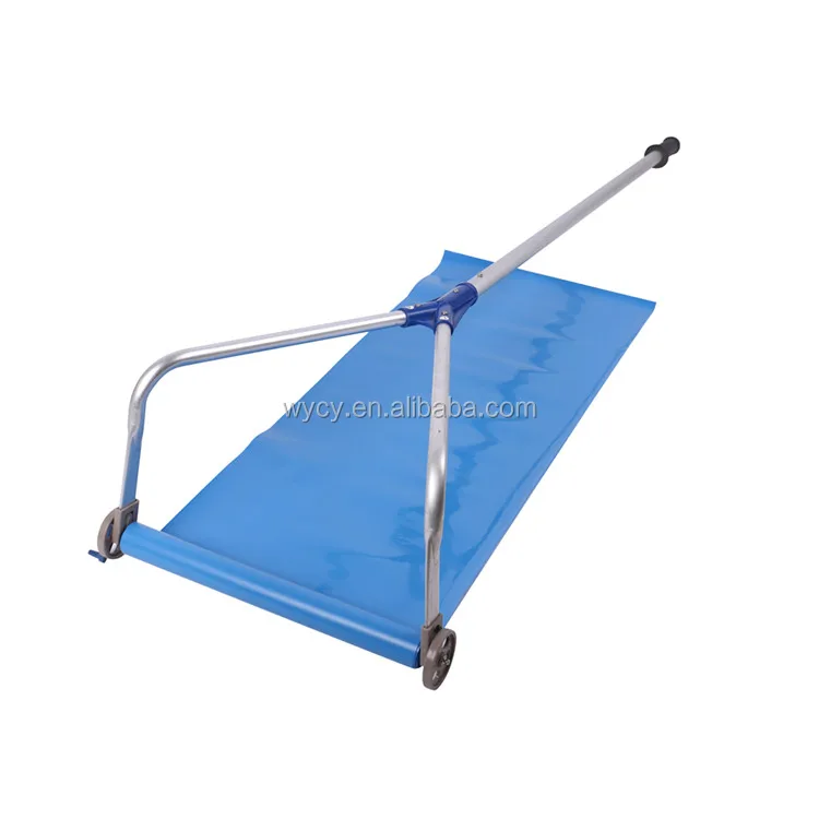 
Winter snow tools roof snow rake with wheels long handle aluminum telescopic pole 