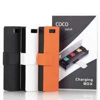 

original factory sale COCO Top quality e-cig charger case compatible for juulfullied charger