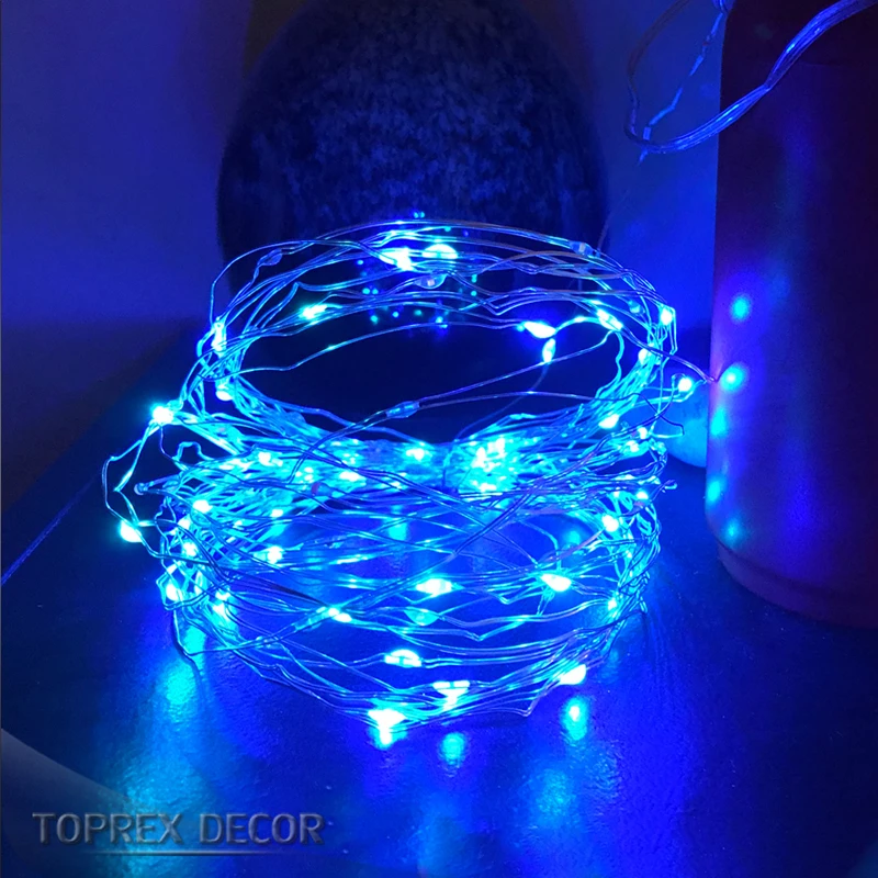 TOPREX DECOR LED Christmas Lights Color Changing LED Salt Water Powered led String Lights