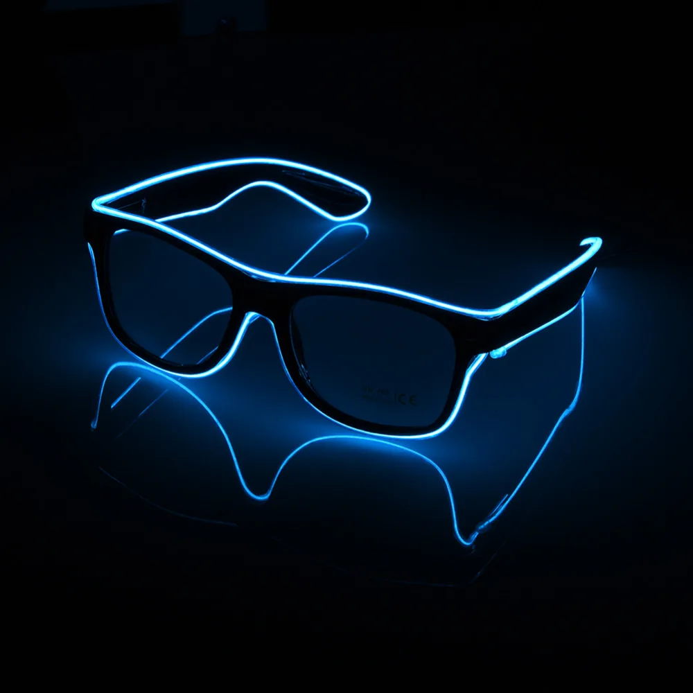 Light Up LED Flashing Jumbo Sized Novelty Glasses