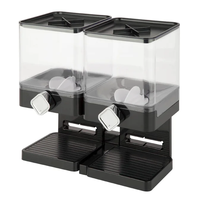 Square Dry Food Cereal Dispenser