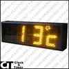 Big Supplying High brightness Outdoor LED Clock Temperature Display