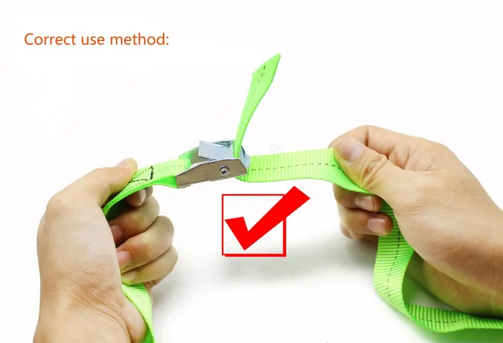 cam buckle tie down strap