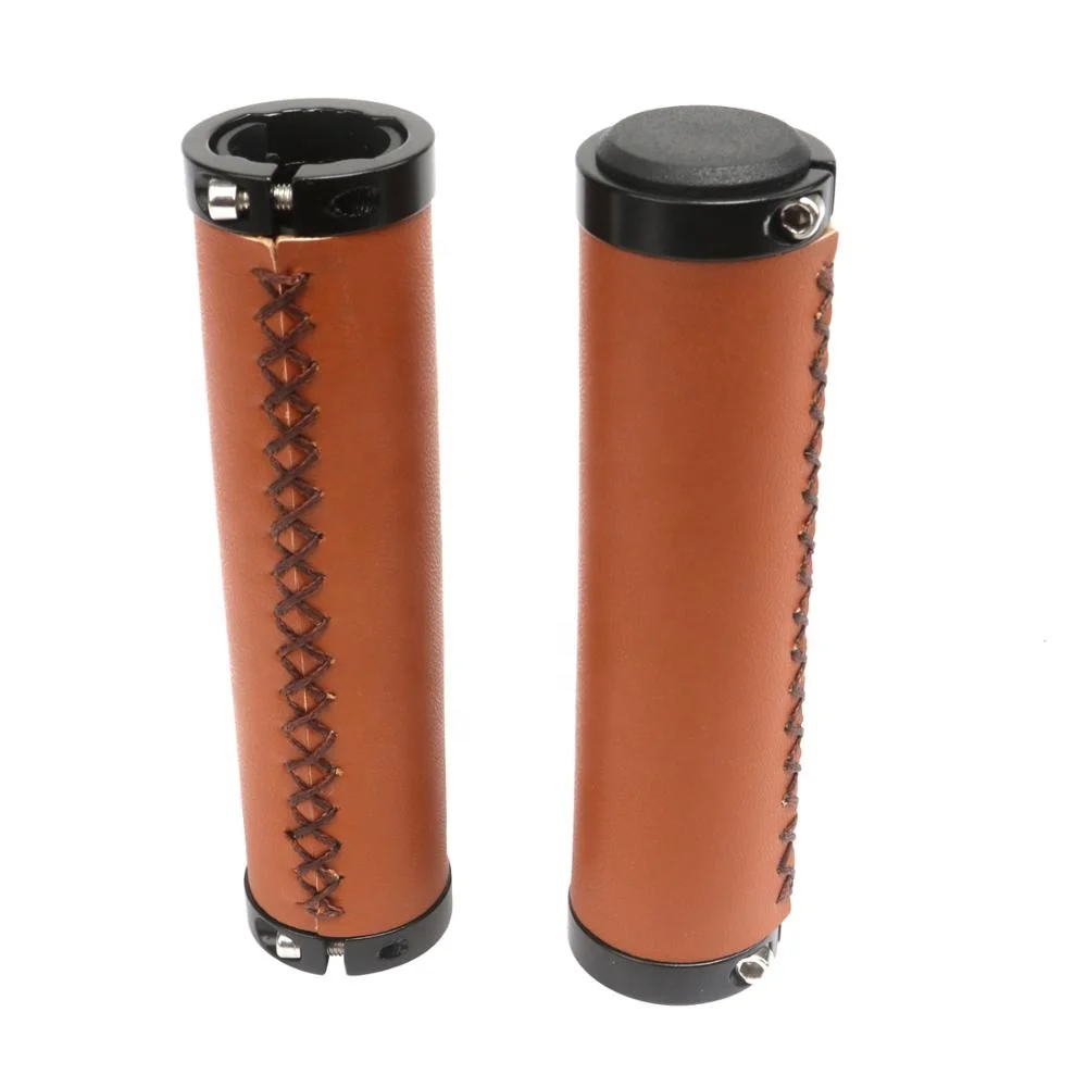 

Tourbon bicycle guangzhou leather bike handlebar grips