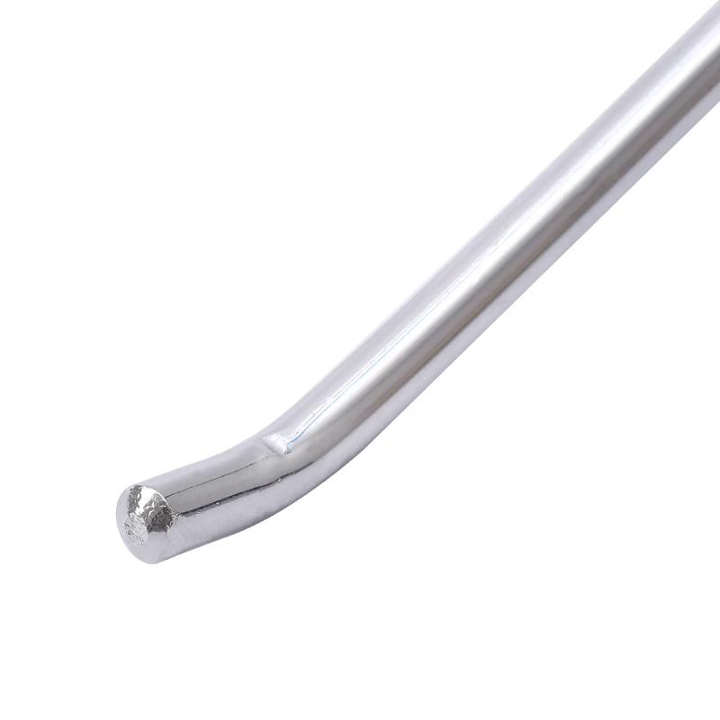 factory price customized mobile single wire silvery slat wall display hooks with hanger clothes